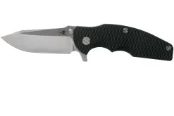 Rick Hinderer Jurassic Spearpoint 20CV Stonewash Black G10 Navaja