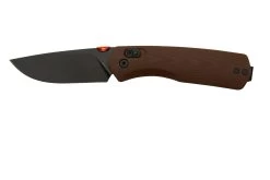 The James Brand The Carter, Orange Brown G10 + Black , KN108192-00, Navaja