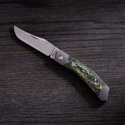 Jack Wolf Cyborg Jack CYBO-01-CTS Fat Carbon Toxic Storm, Navaja Slipjoint