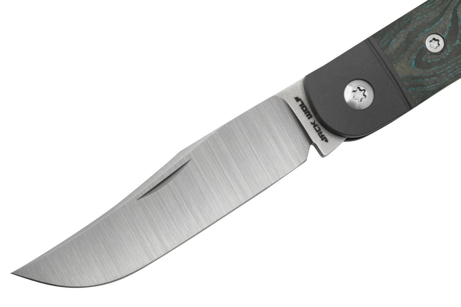 Jack Wolf Javelina Jack, JAVEL-01-CCBB, CamoCarbon Brittany Blue Navaja Slipjoint - Imagen 3