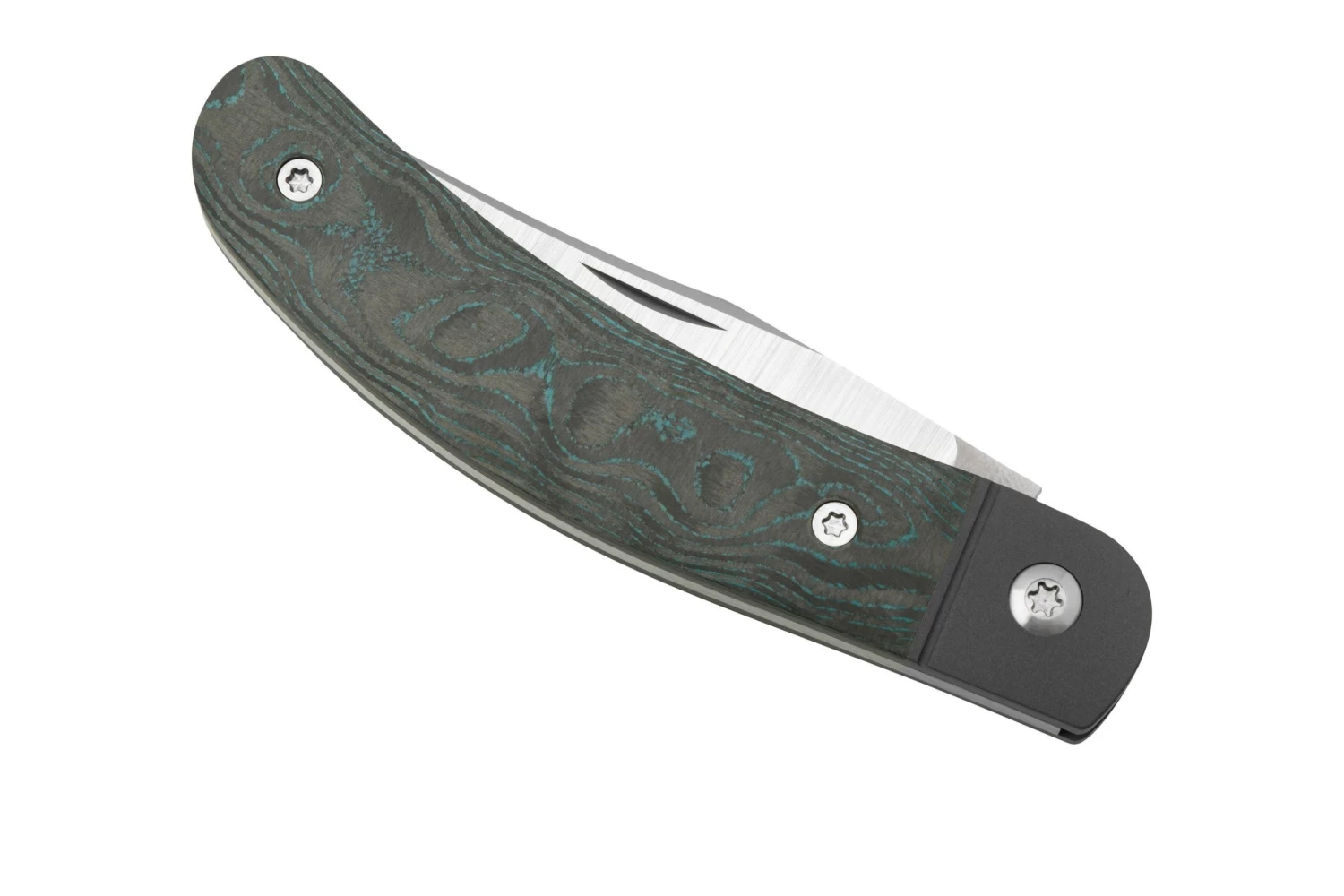 Jack Wolf Javelina Jack, JAVEL-01-CCBB, CamoCarbon Brittany Blue Navaja Slipjoint - Imagen 6
