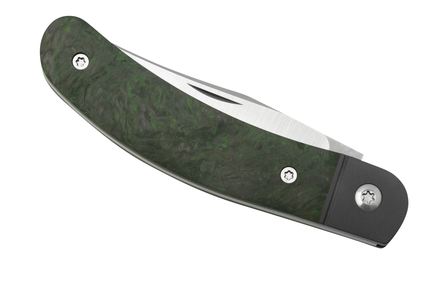 Jack Wolf Javelina Jack, JAVEL-01-DMGR, Fat Carbon Dark Matter Green Navaja Slipjoint - Imagen 6