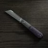 Jack Wolf Midnight Jack, Fat Carbon Purple Haze MIDNI-01-FCP Navaja Slipjoint