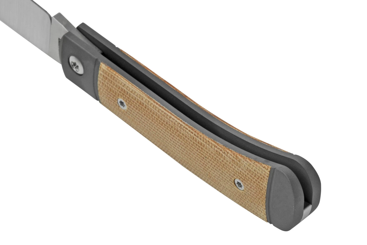 Jack Wolf Venom Jack VEN-01-NAT Canvas Micarta Natural, Navaja Slipjoint - Imagen 4