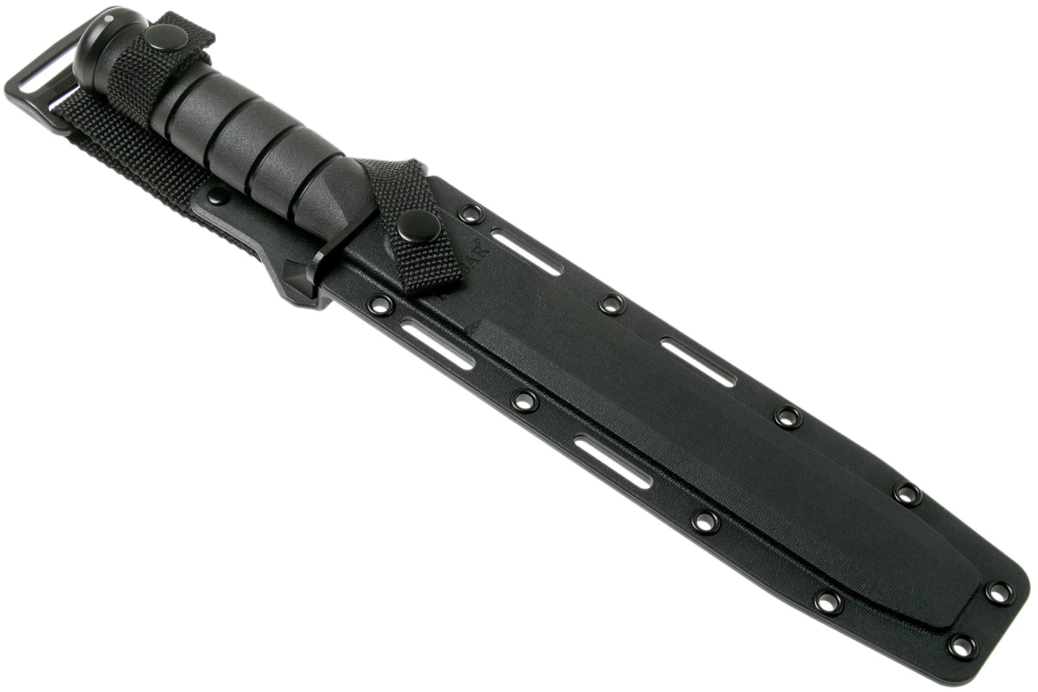 KA-BAR Modified Tanto 1266 Plain Edge, Kydex Foedraal, Cuchillo De Supervivencia - Imagen 7