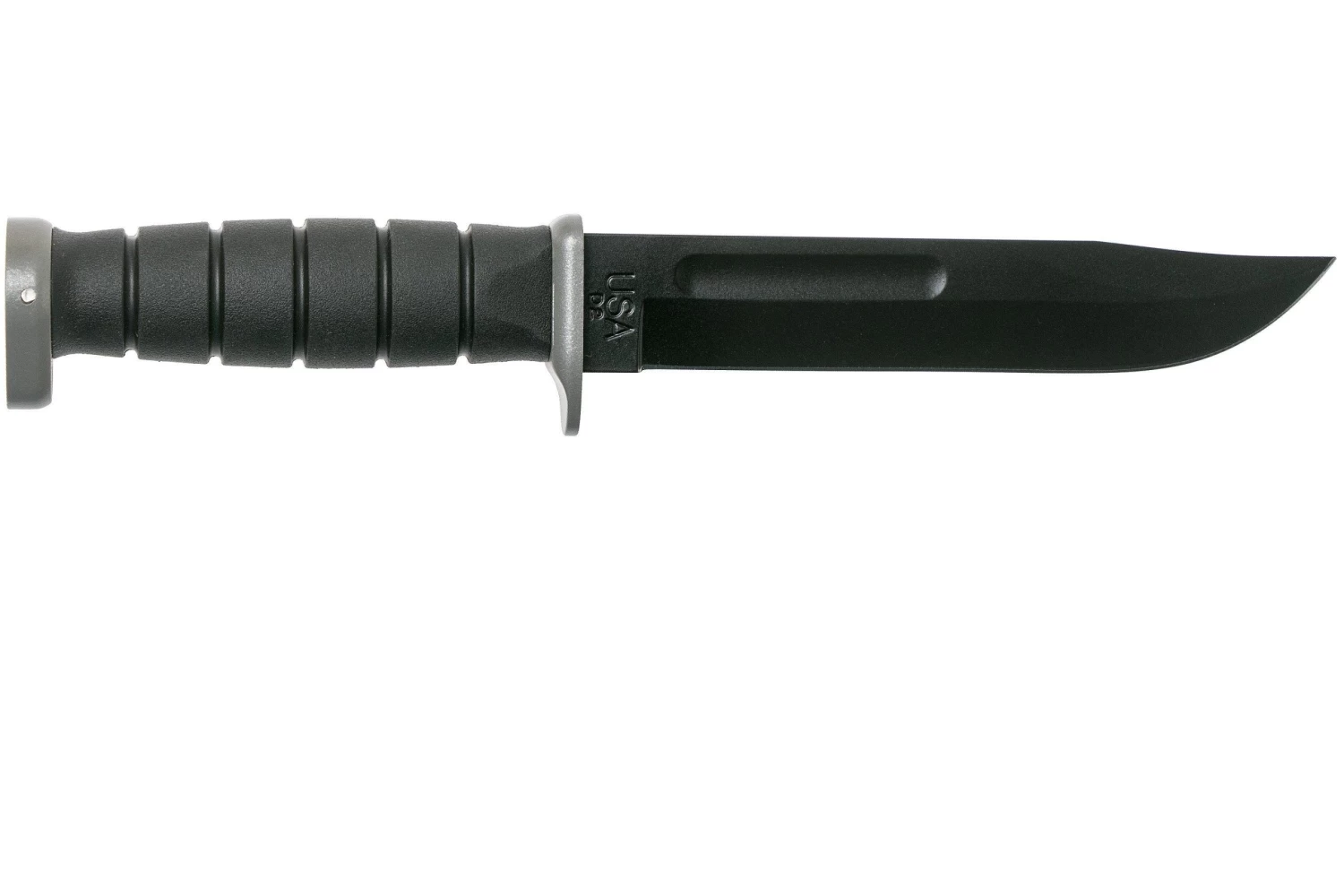 KA-BAR D2 Extreme Fighting Knife 1292, Borde Recto, Mango Kraton, Funda De Plástico - Imagen 2