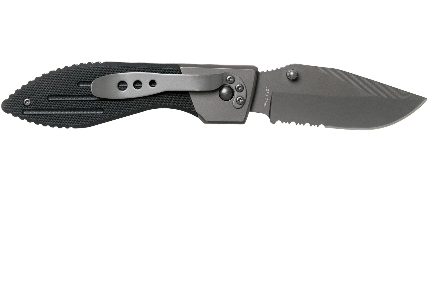 KA-BAR Warthog Folder III Borde Dentado 3073 - Imagen 2