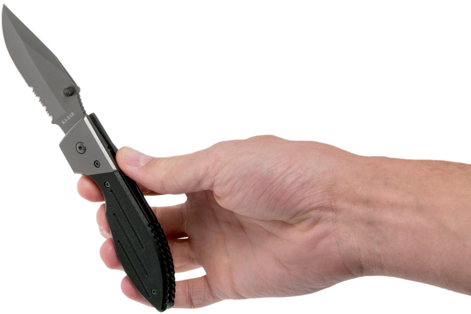 KA-BAR Warthog Folder III Borde Dentado 3073 - Imagen 8