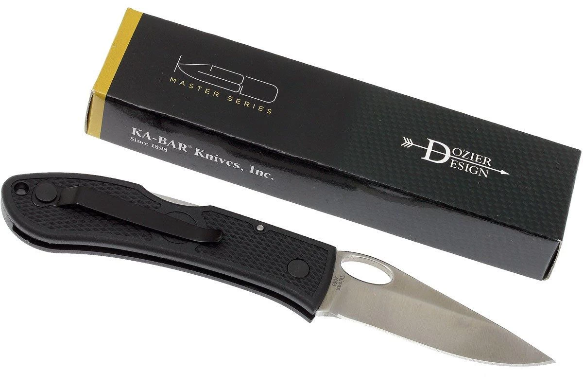 KA-BAR Dozier Thumb Notch Black 4065 - Imagen 9
