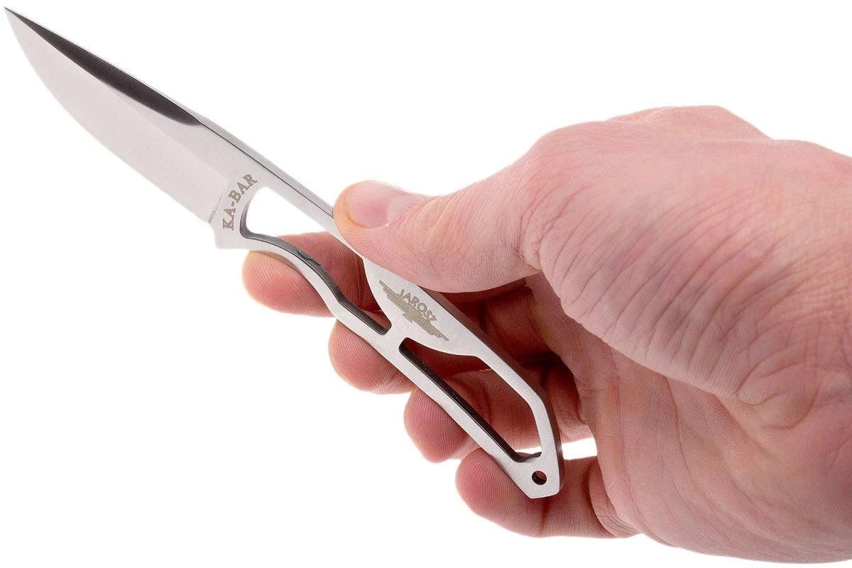 KA-BAR Jarosz Rambler" Skeleton Cuchillo De Cuello, 7001BP" - Imagen 5