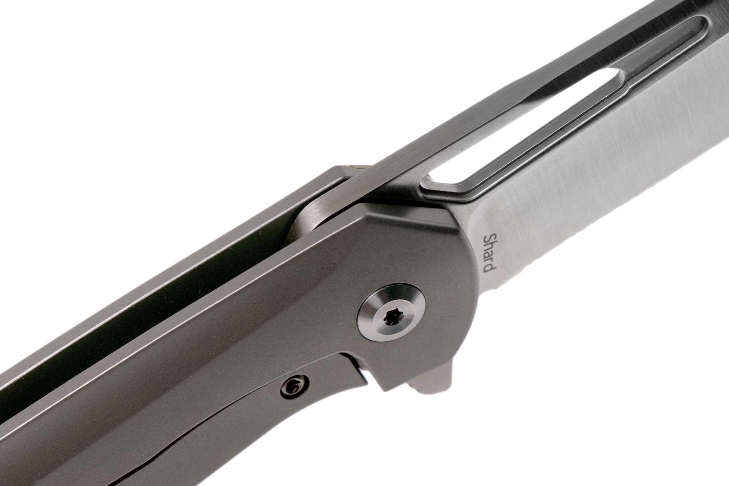 Kansept Shard K1006A2 Titanium, Gold Titanium Inlay Navaja, Kim Ning Design - Imagen 6