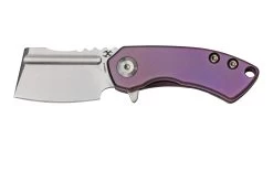 Kansept Mini Korvid K3030A4 Satin CPM-S35VN, Purple Titanium Navaja, Diseño Justin Koch