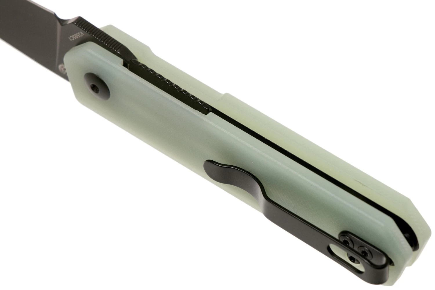 Kizer Converse V3595C1 Black 154CM, Transparent Jade G10, Navaja, Diseño Azo - Imagen 5