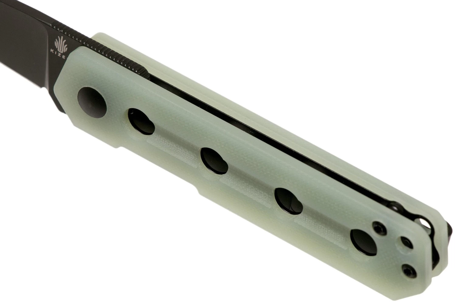 Kizer Converse V3595C1 Black 154CM, Transparent Jade G10, Navaja, Diseño Azo - Imagen 7