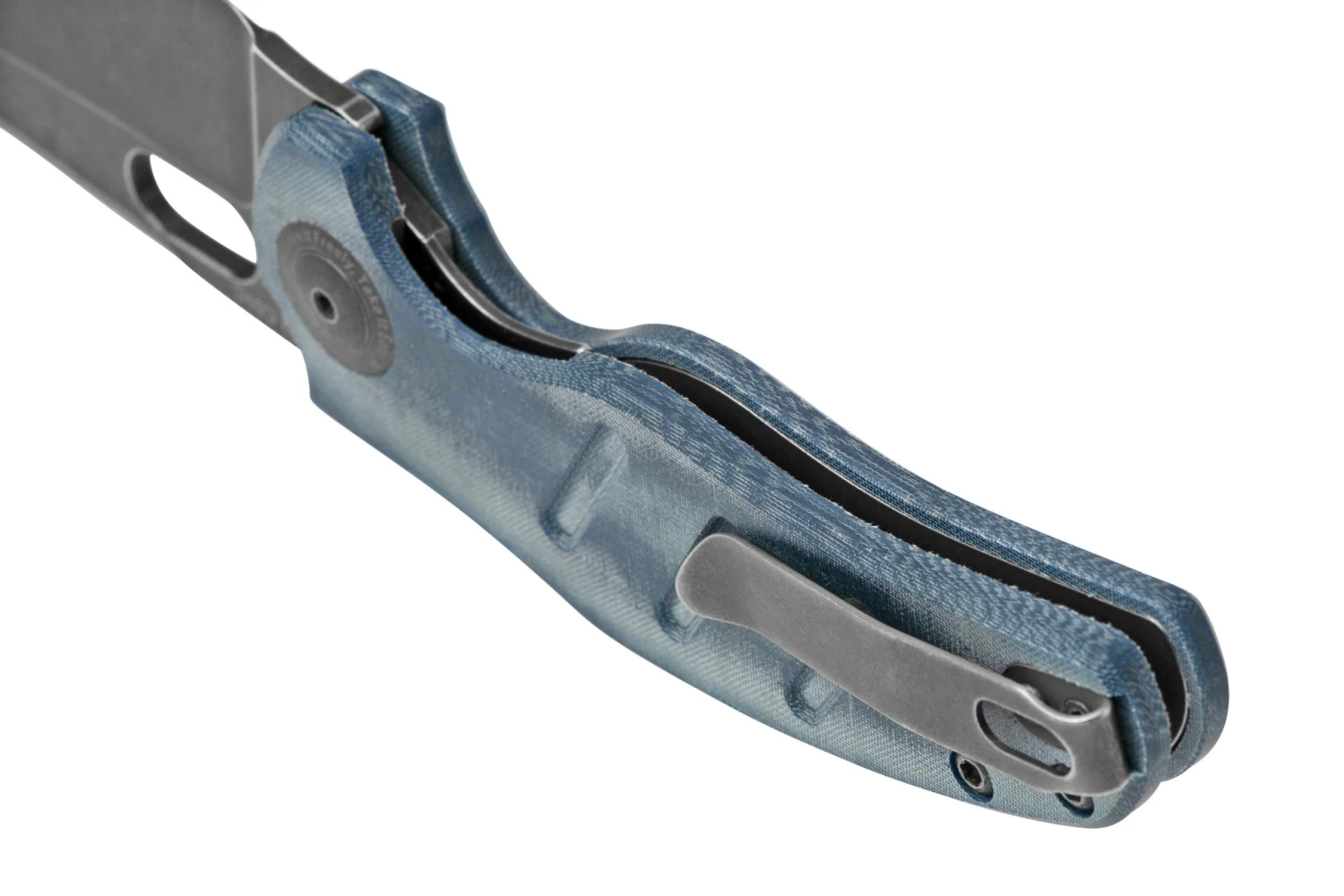 Kizer Vanguard C01C V4488C2 Denim Micarta Navaja, Diseño Sheepdog - Imagen 4