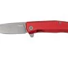 LionSteel Myto MT01A RB Red Aluminium, Black Navaja, Diseño Molletta
