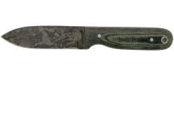 LT Wright Bushcrafter HC, 1075, Matte Black Micarta, Funda De Cuero, Cuchillo Bushcraft