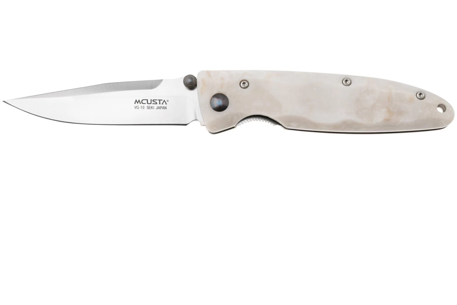 Mcusta MC-0019V Classic Wave, Corian, Cuchillo De Caballero