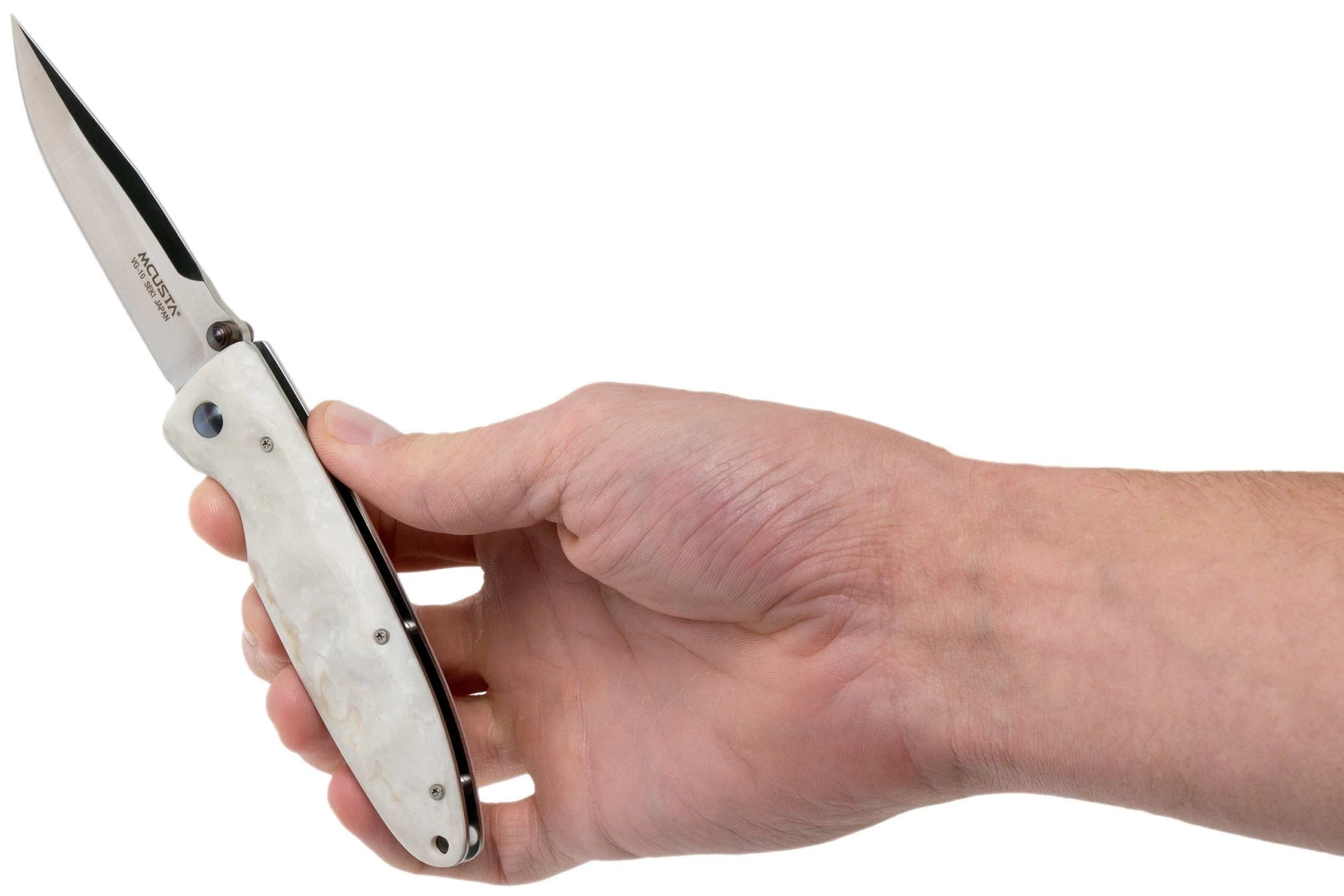 Mcusta MC-0019V Classic Wave, Corian, Cuchillo De Caballero - Imagen 8