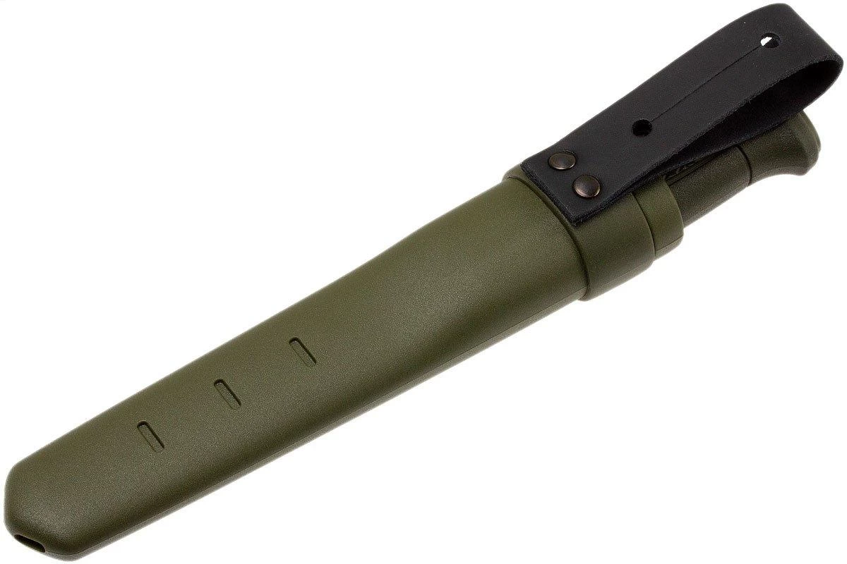 Morakniv Mora Kansbol 12645 Cuchillo De Bushcrafting Con Funda Multimount, Verde - Imagen 8