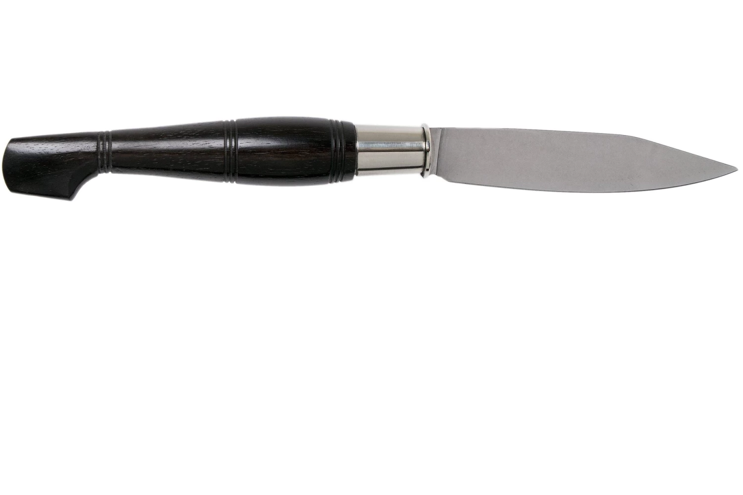 Nontron No. 25 Turning Ferrule, Ebony, Forma De Zueco NN25EB Navaja - Imagen 2