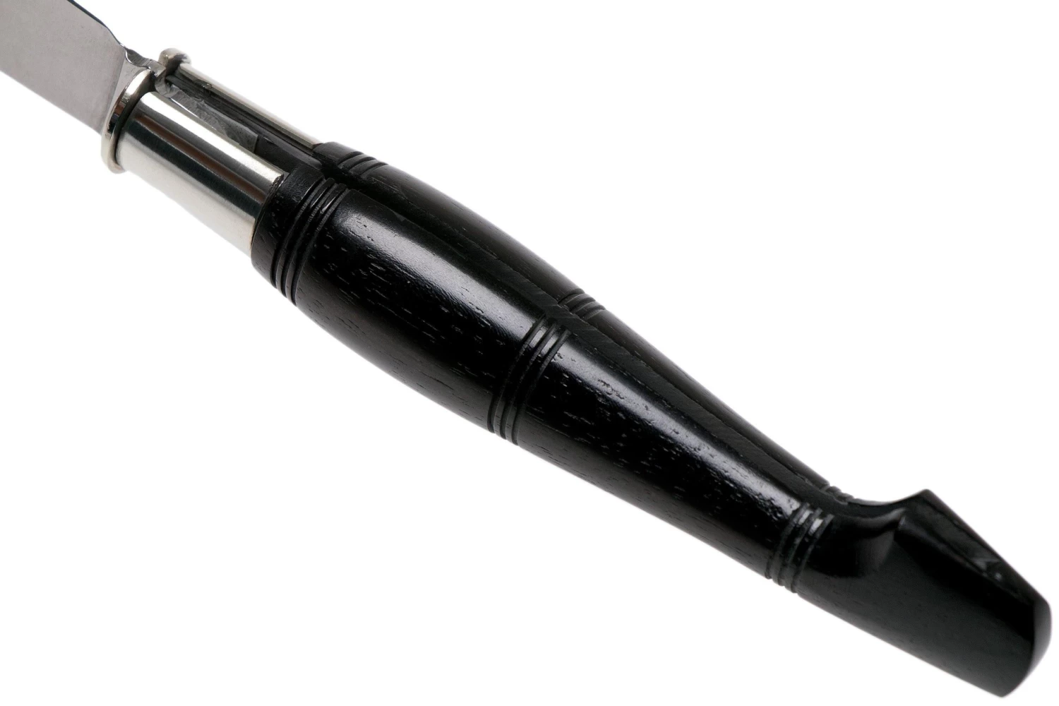 Nontron No. 25 Turning Ferrule, Ebony, Forma De Zueco NN25EB Navaja - Imagen 4