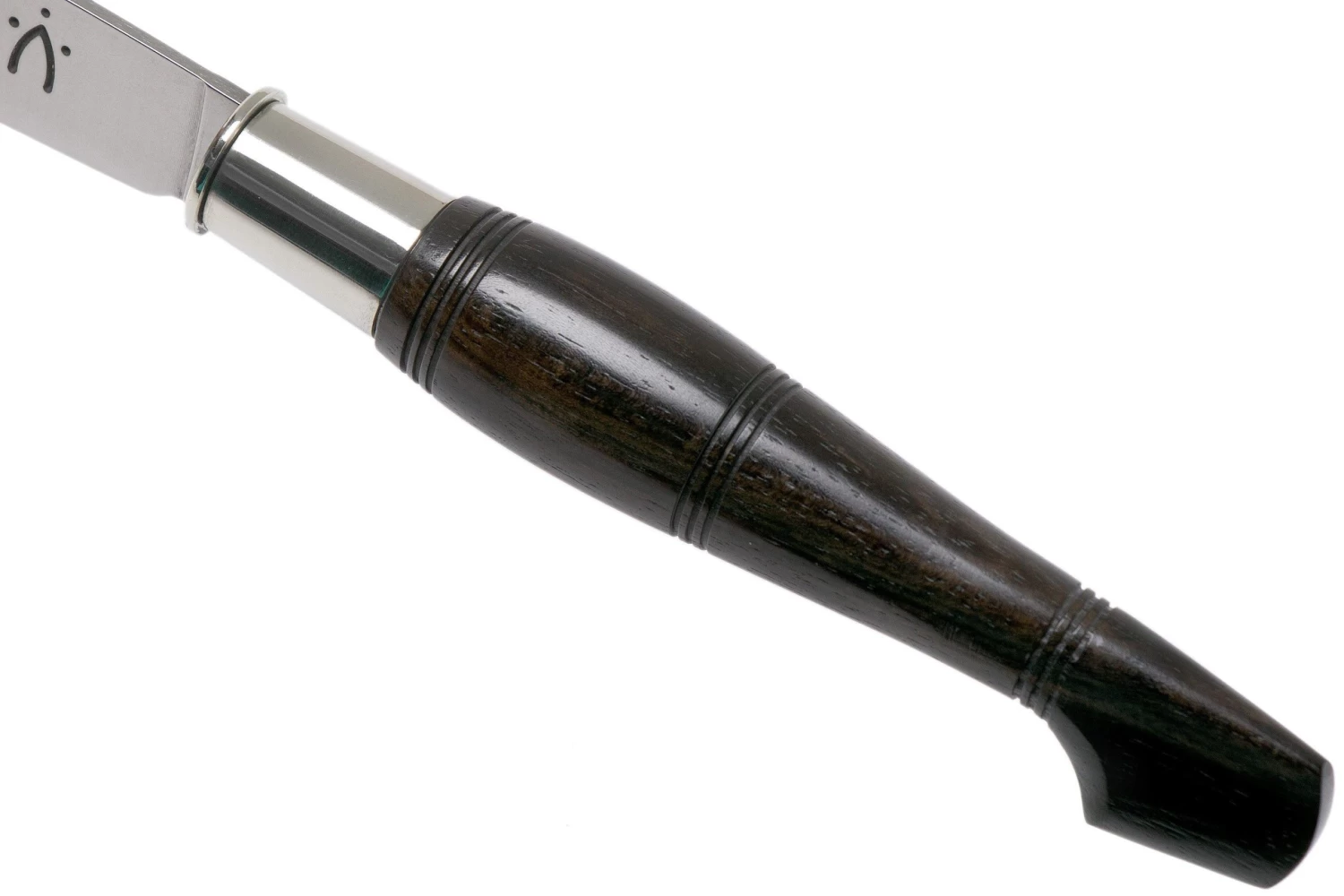 Nontron No. 25 Turning Ferrule, Ebony, Forma De Zueco NN25EB Navaja - Imagen 5