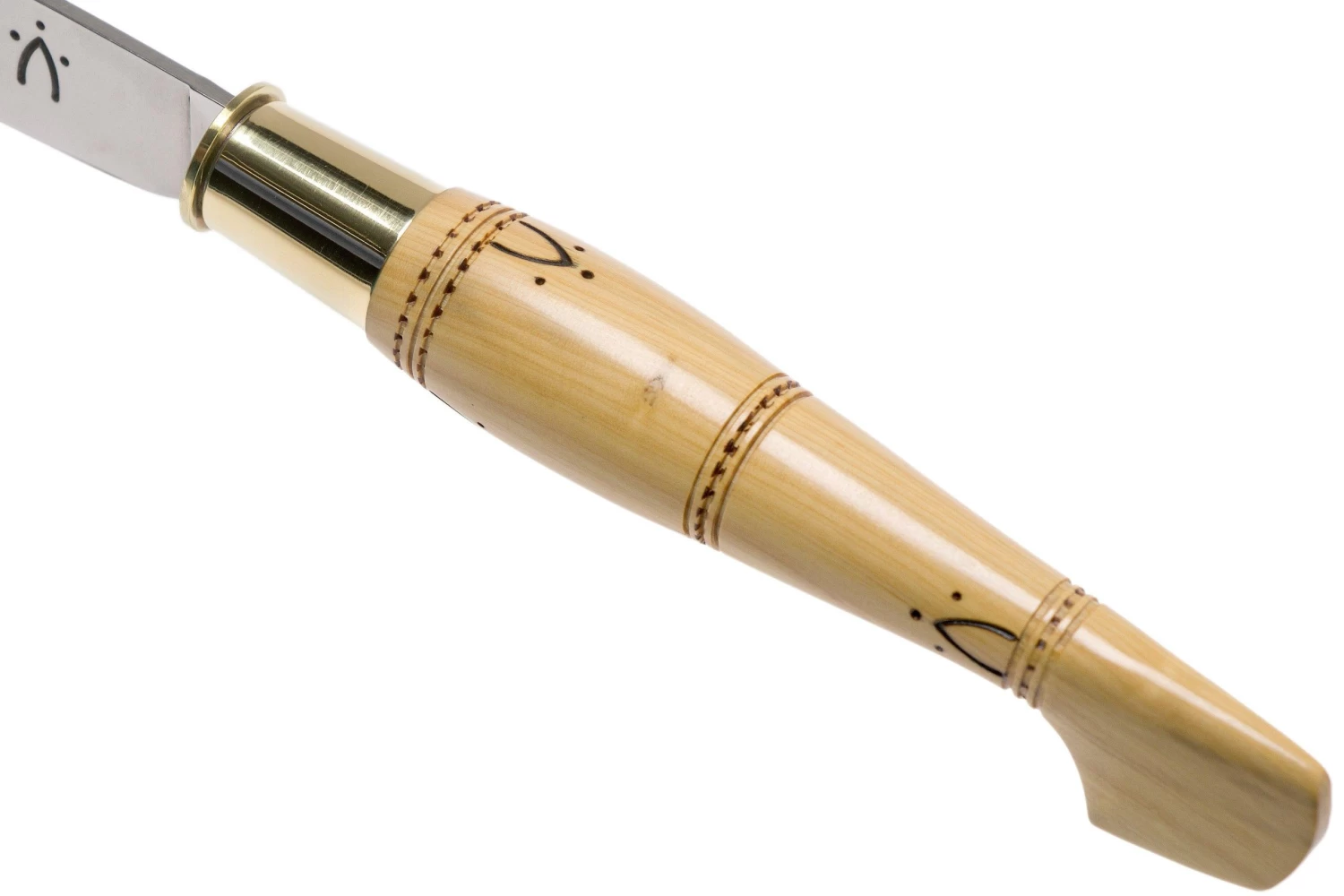 Nontron No. 25 Turning Ferrule, Boxwood, Forma De Zueco NN25 Navaja - Imagen 6