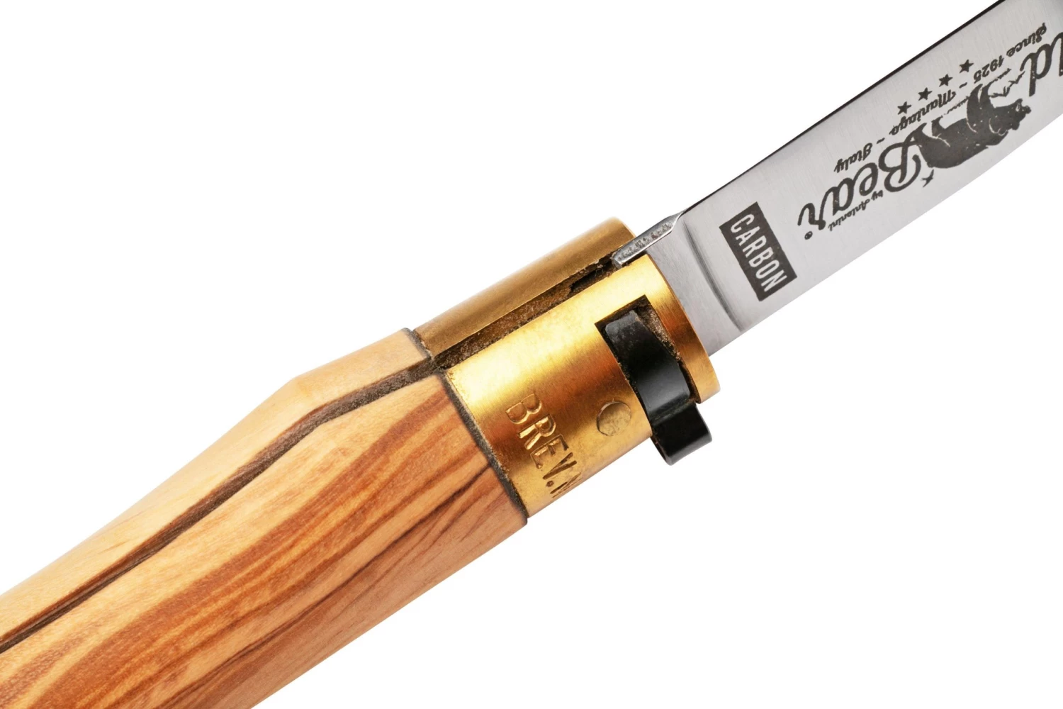 Old Bear Classical Olive Carbon L, 9306-21-LU Navaja - Imagen 6