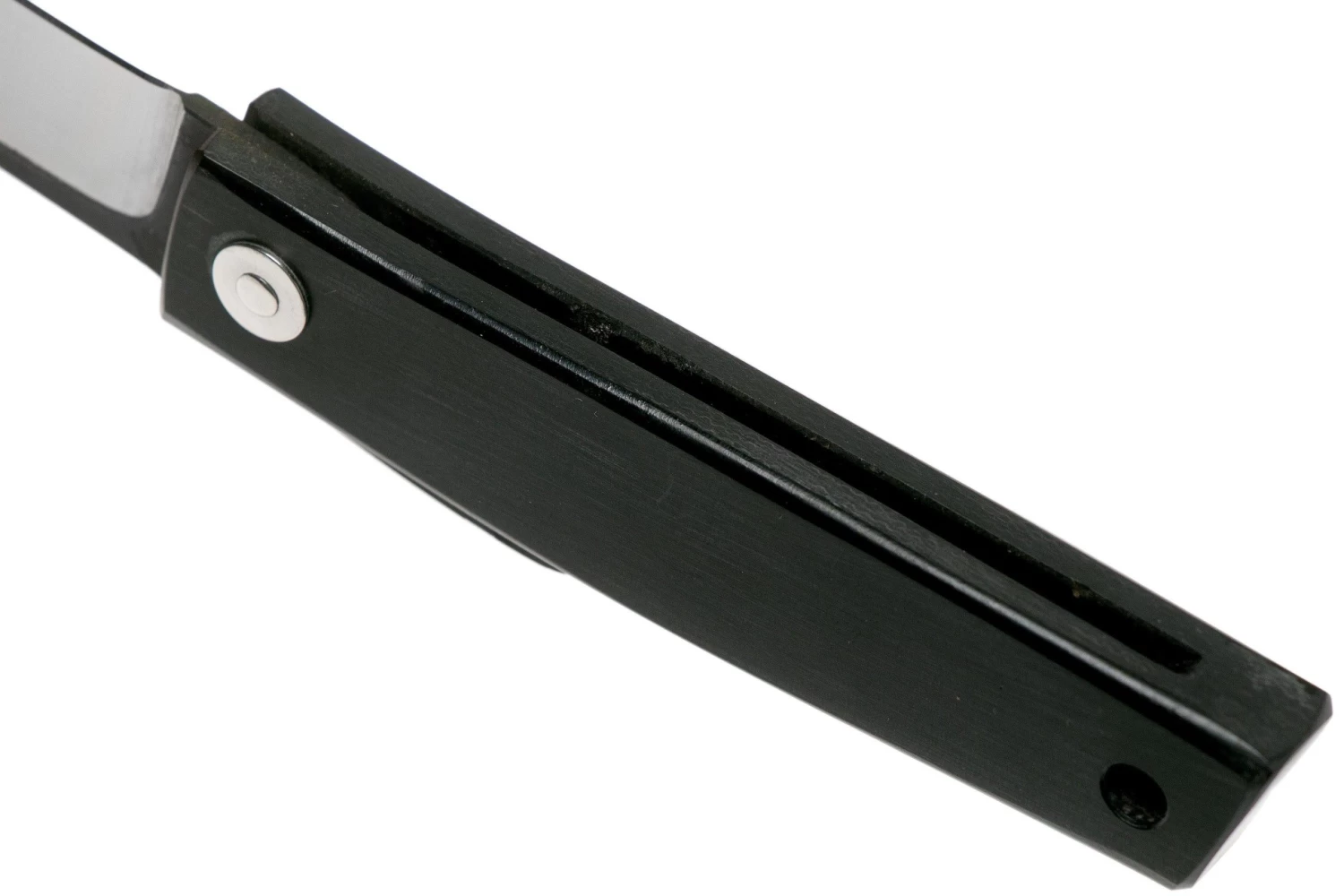 Ohta FK5 Higonokami-navaja, Black Canvas Micarta - Imagen 5