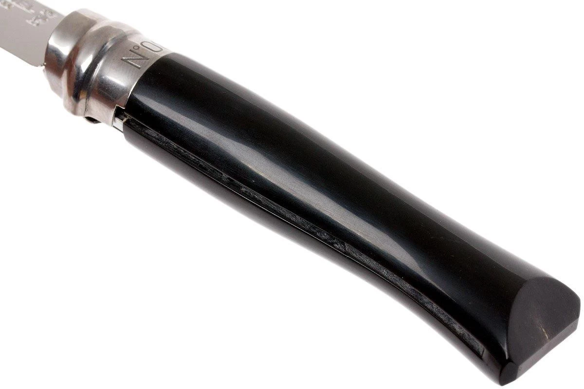 Opinel Navaja No. 8 Luxury Range, Acero Inoxidable, Cuerno De Búfalo - Imagen 5