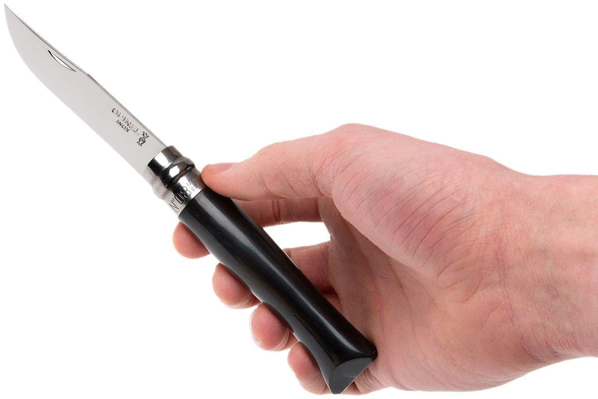 Opinel Navaja No. 8 Luxury Range, Acero Inoxidable, Cuerno De Búfalo - Imagen 7