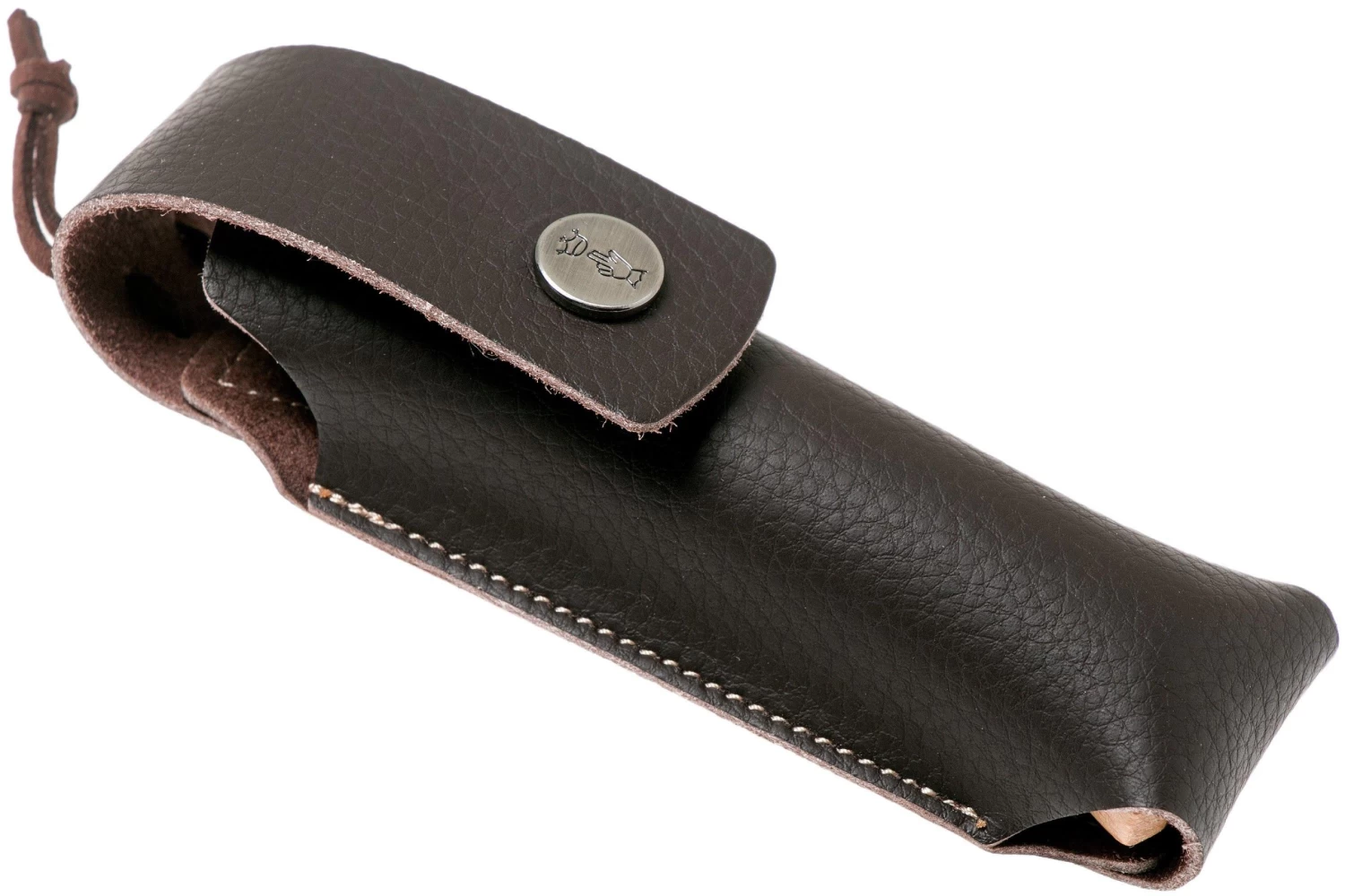 Opinel Navaja No. 8 Classic, Acero Inoxidable, Con Funda De Cuero, Madera De Haya - Imagen 9