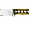 QSP Knife Canary QS141-A1 Stonewashed, Black Yellow G10, Cuchillo De Cuello