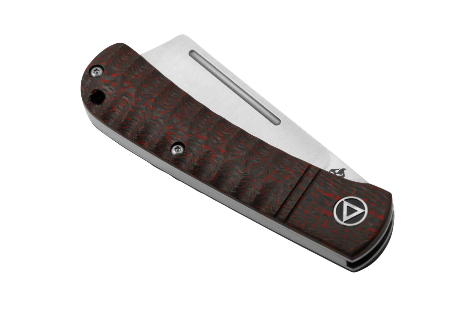 QSP Knife Hedgehog QS142-D, Red Carbon Fiber, Navaja Slipjoint - Imagen 6