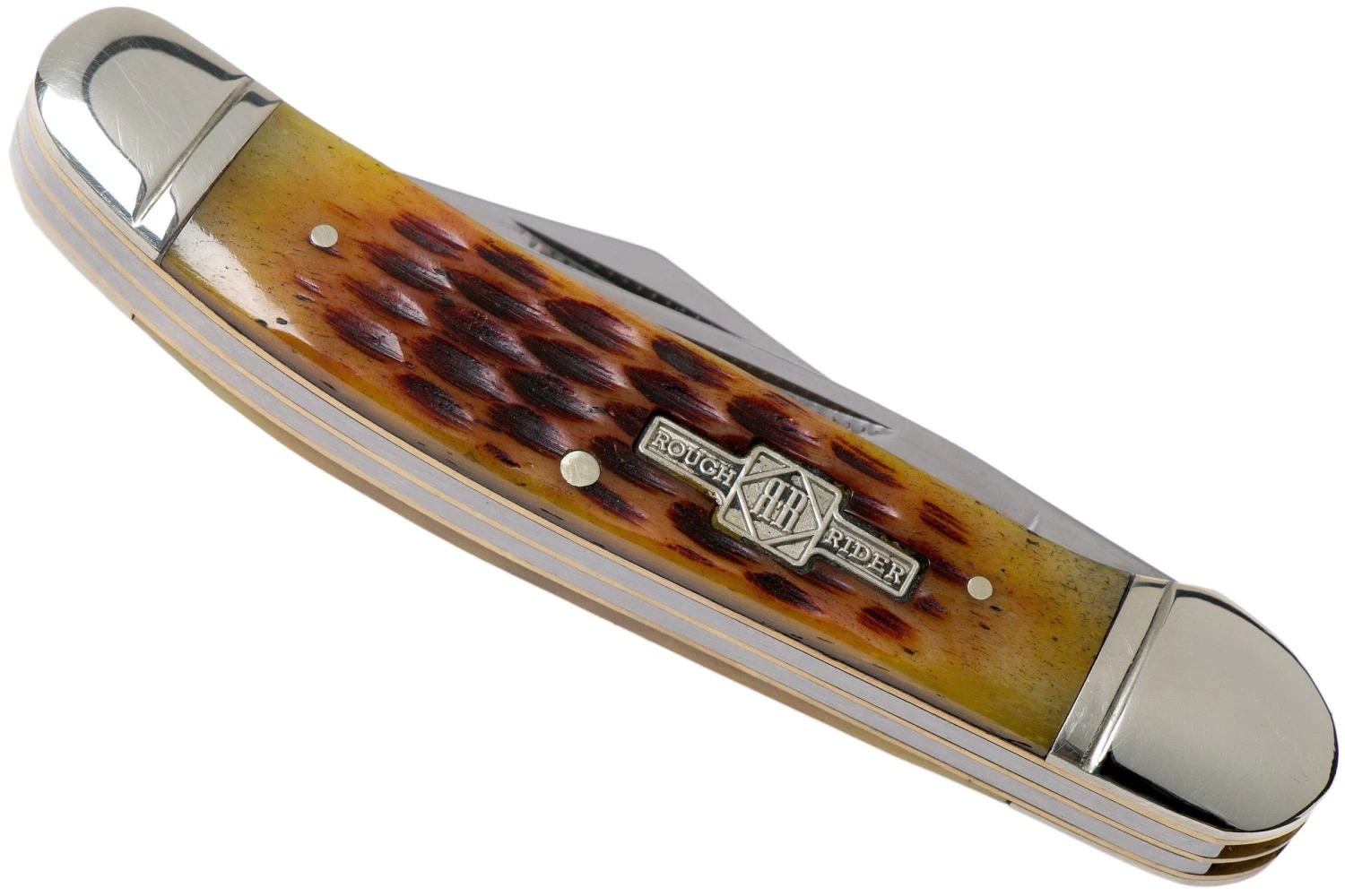 Rough Ryder Copperhead Amber Bone RR043 Navaja Slipjoint - Imagen 4