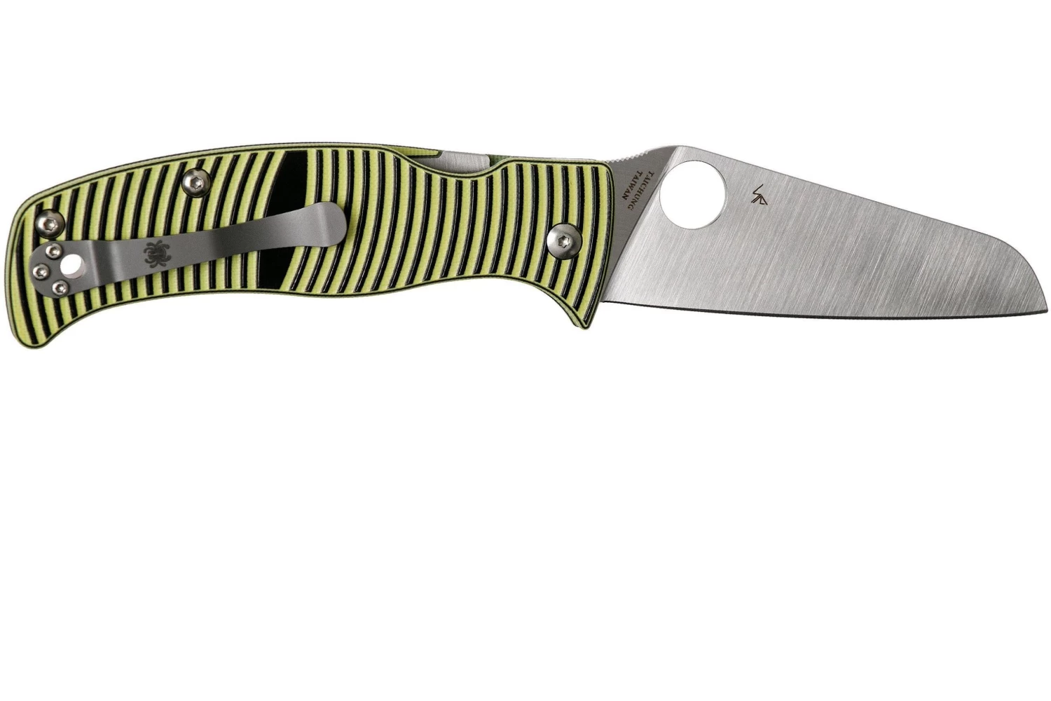 Spyderco Caribbean C217GPSF Sheepfoot Navaja, Sal Glesser Design - Imagen 2