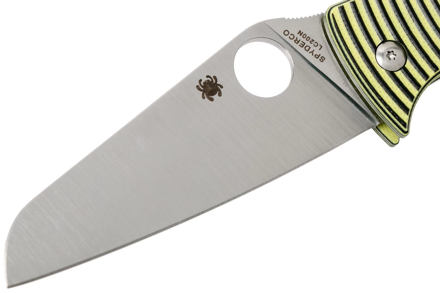 Spyderco Caribbean C217GPSF Sheepfoot Navaja, Sal Glesser Design - Imagen 3