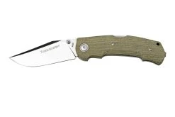 Viper Turn V5988CG Green Canvas Micarta Navaja, Fabrizio Silvestrelli Design