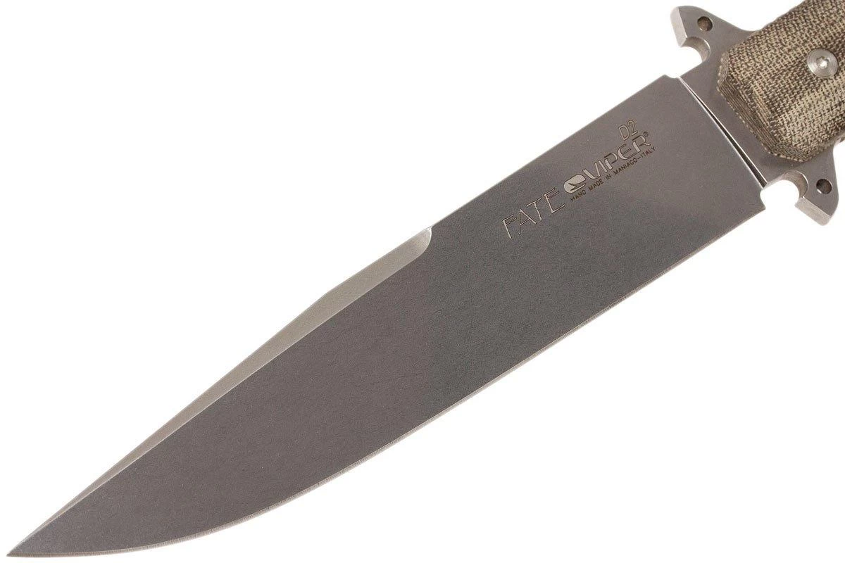 Viper Fate VT 4005 SWCV Stonewashed, Green Micarta, Cuchillo Fijo - Imagen 3