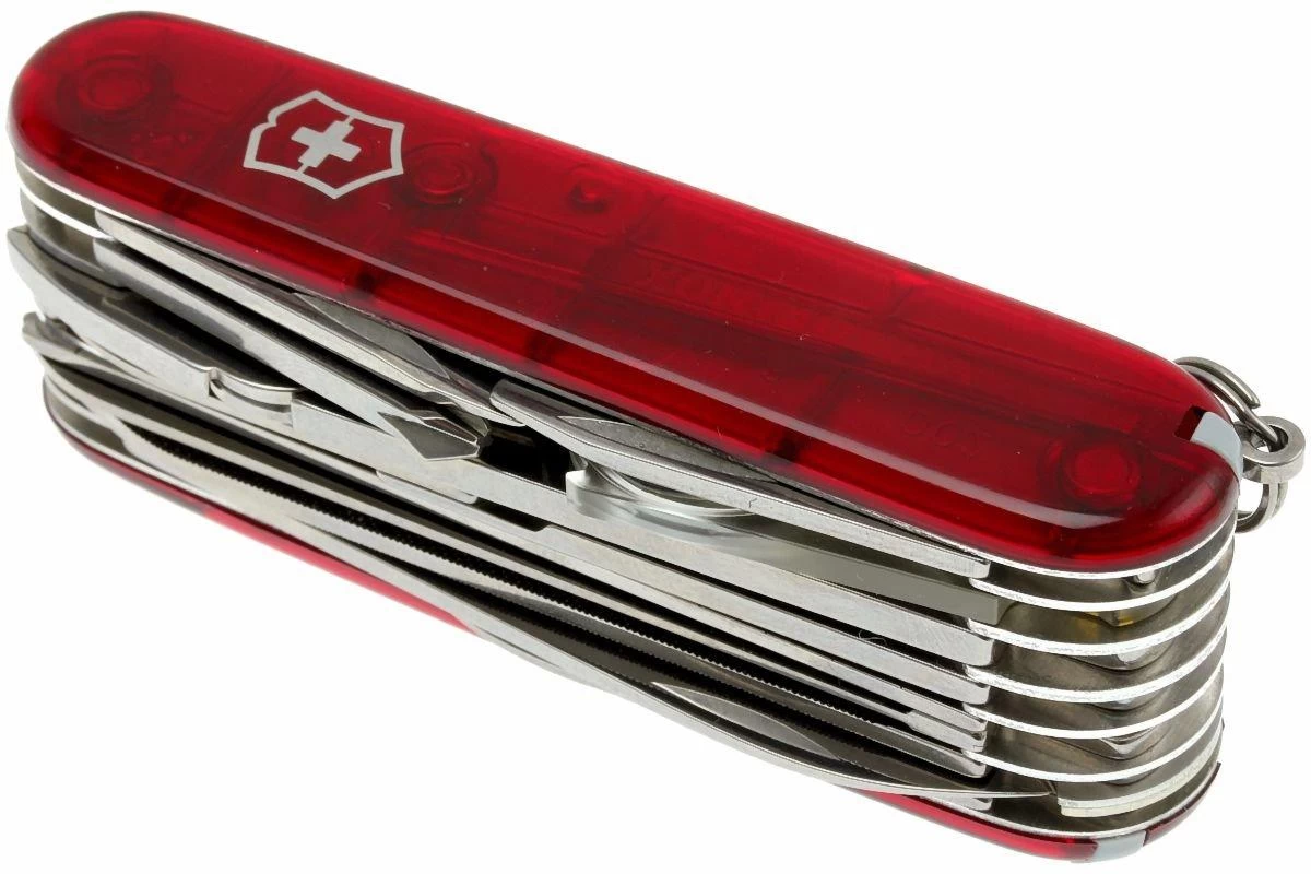 Victorinox SwissChamp Rojo Transparente 1.6795.T Navaja Suiza - Imagen 6