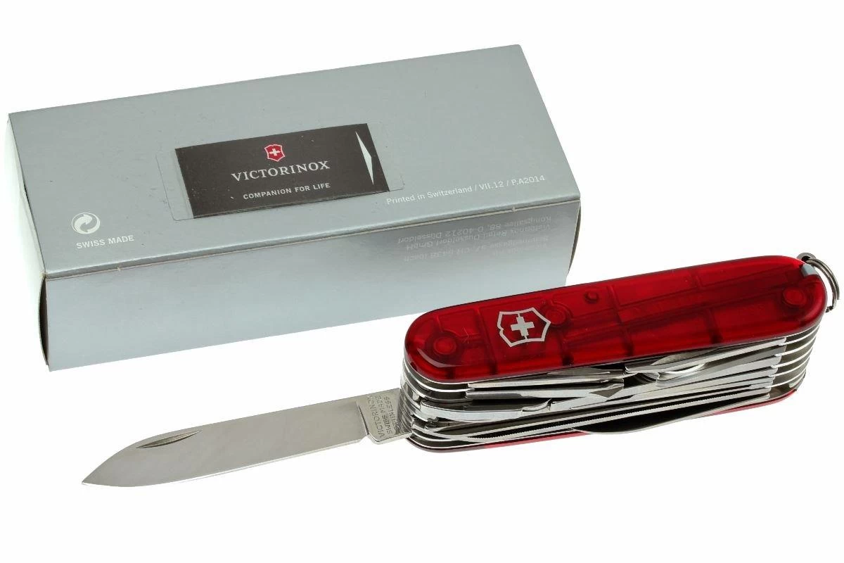 Victorinox SwissChamp Rojo Transparente 1.6795.T Navaja Suiza - Imagen 8