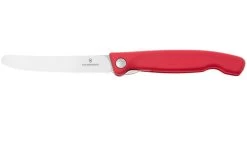 Victorinox SwissClassic 6.7831.FB Cuchillo Plegable Dentado Para Verduras, Rojo