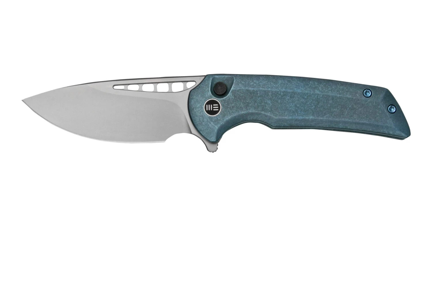 WE Knife Mini Malice WE054BL-3, Blue Titanium Navaja