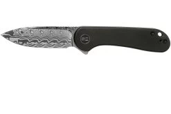 WE Knife Elementum WE18062X-DS1 Damasteel, Black Titanium Navaja