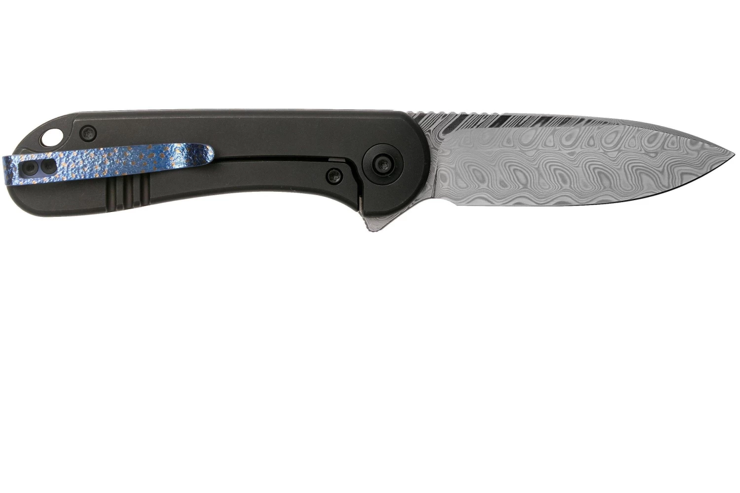 WE Knife Elementum WE18062X-DS1 Damasteel, Black Titanium Navaja - Imagen 2
