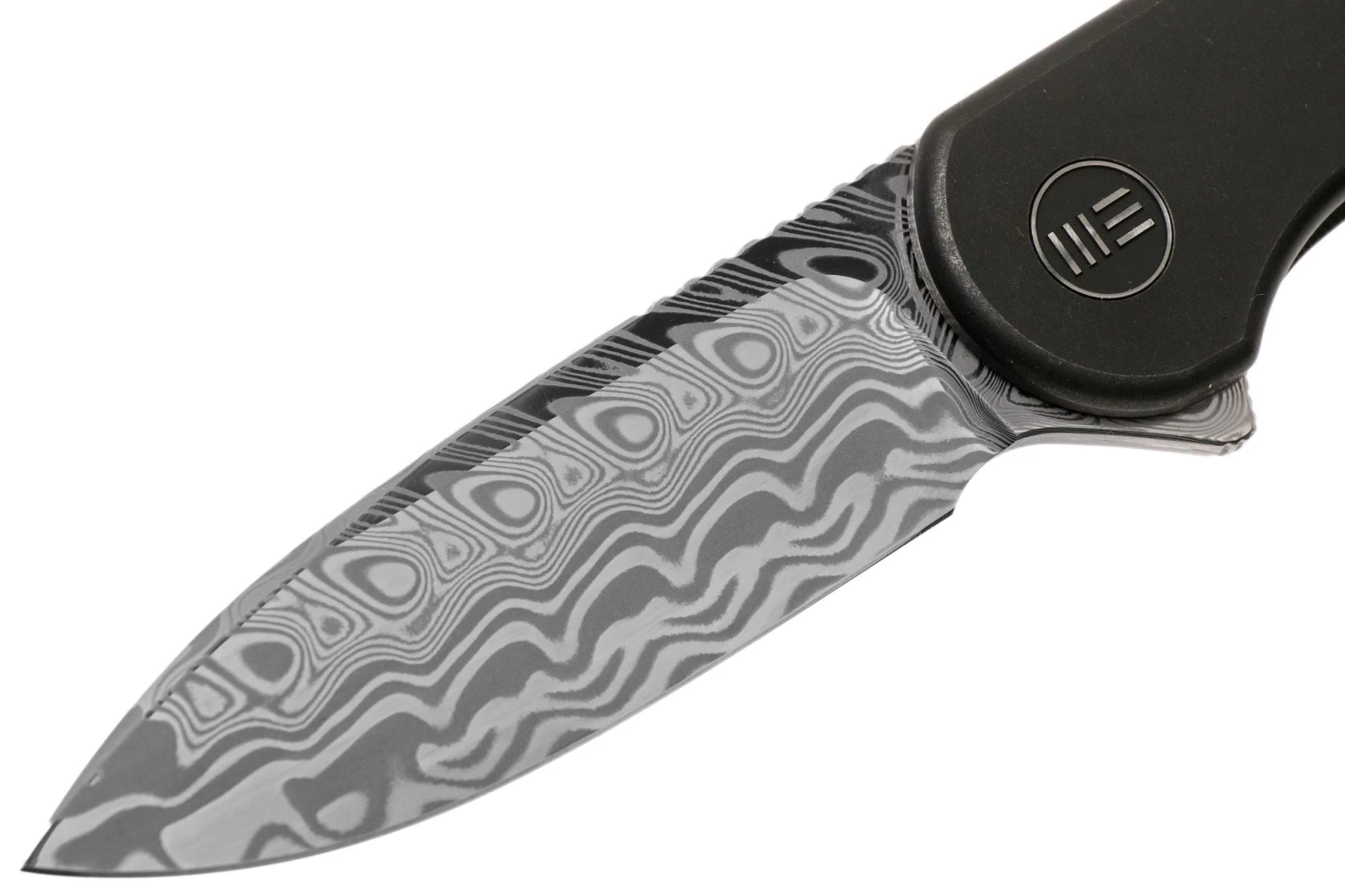 WE Knife Elementum WE18062X-DS1 Damasteel, Black Titanium Navaja - Imagen 3