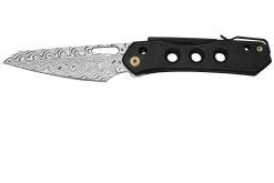 WE Knife Vision R 21031-DS1 Black Titanium, Hakkapella Damasteel Navaja, Diseño Snecx
