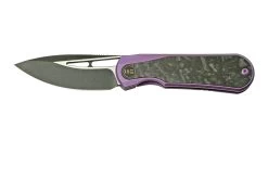 WE Knife Baloo WE21033-3 Purple Titanium/Grey Carbonfiber, Navaja