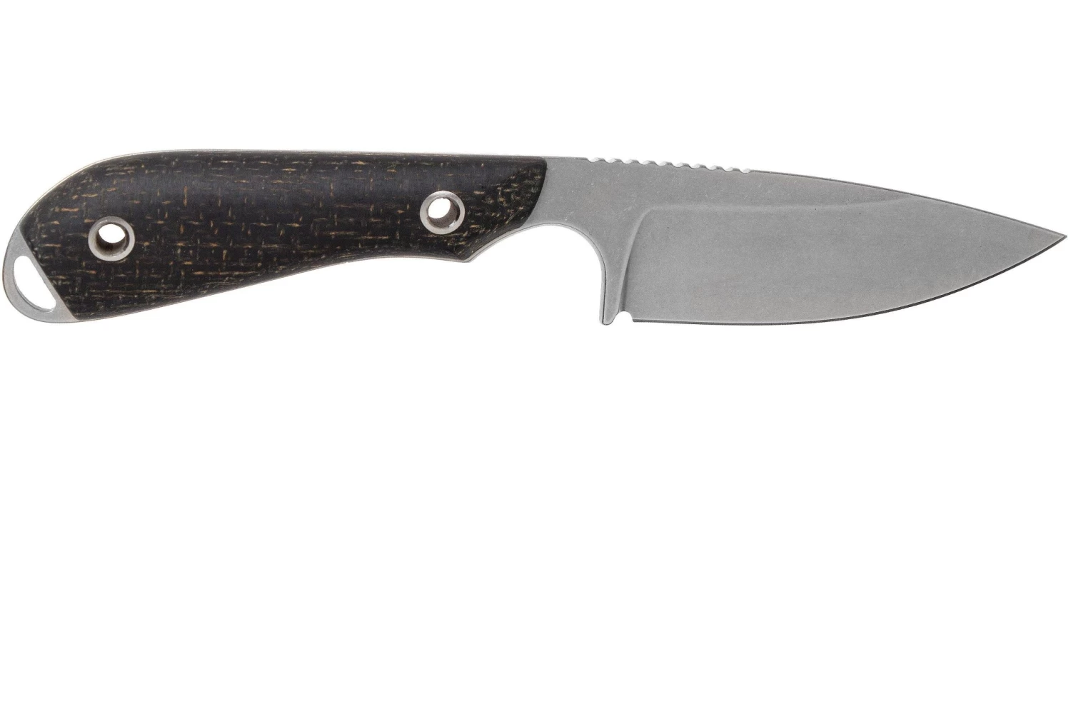 White River Knives M1 Black Burlap Micarta Cuchillo Fijo, Kydex Sheath - Imagen 2